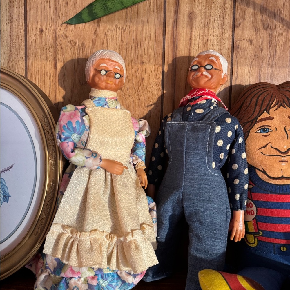 Vintage Grandma and Grandpa Dolls